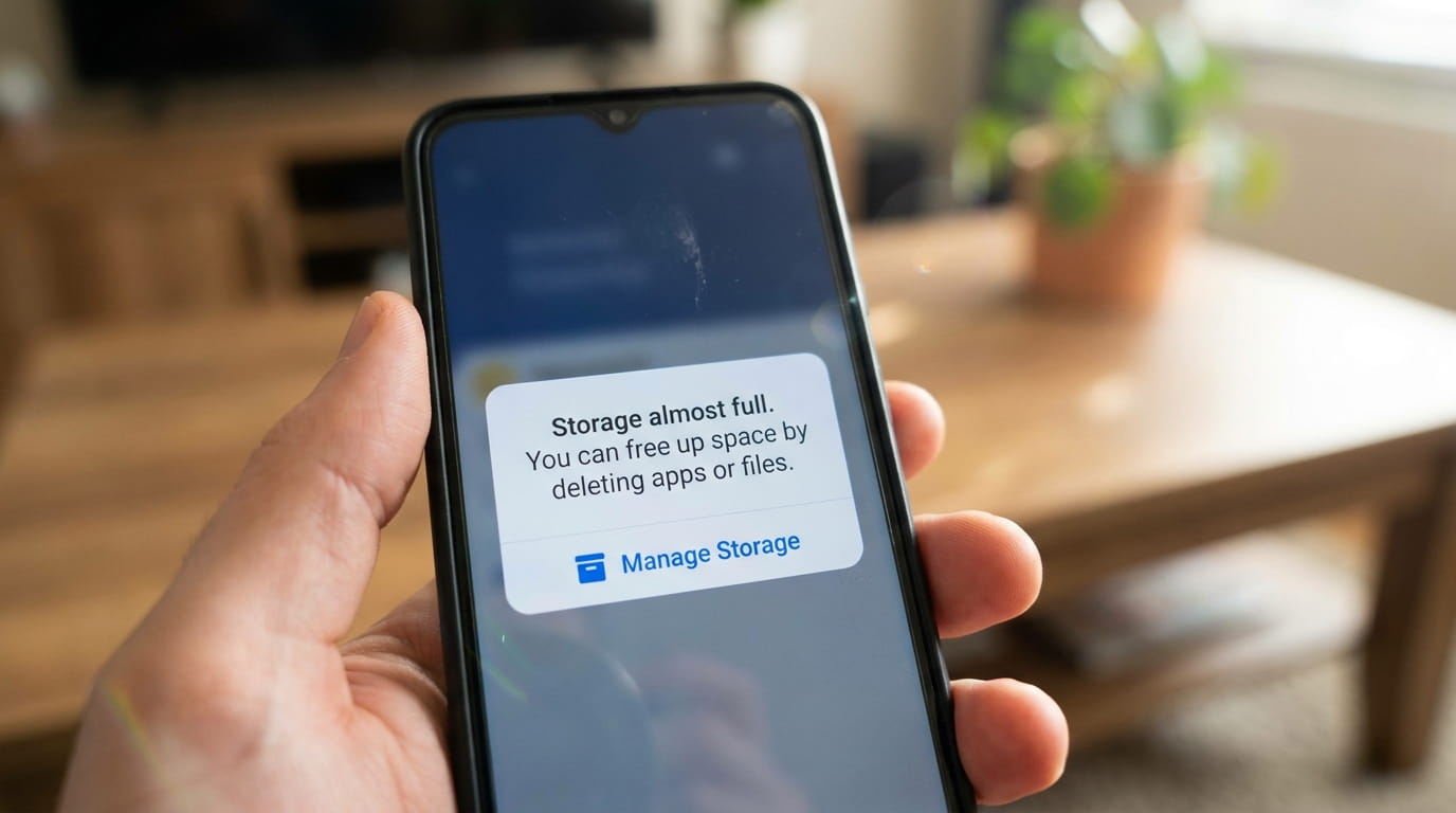 What to do when your phone says storage is full